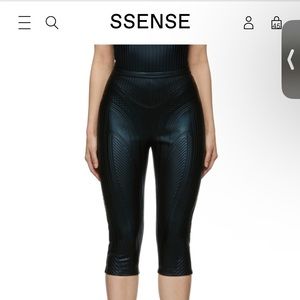 Mugler cropped leggings